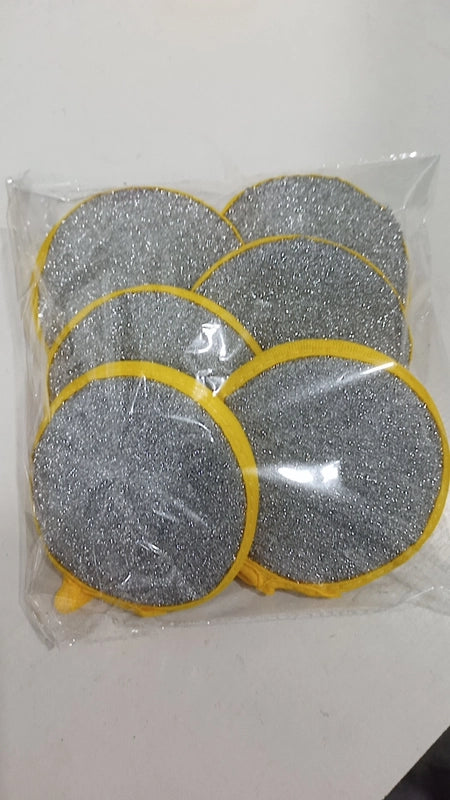 Double-sided Sponge Wipe Kitchen Bowl Washing Sponge Brush Pot Artifact Household Cleaning Cloth Oil-free Scrubbing Cloth Steel Wire Ball