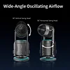 Rocket Creative Desktop Fan With Humidifier Aromatherapy 5000mAh Battery Life 13 Hours Multifunctional Oscillating Fan Desktop Silent Fan