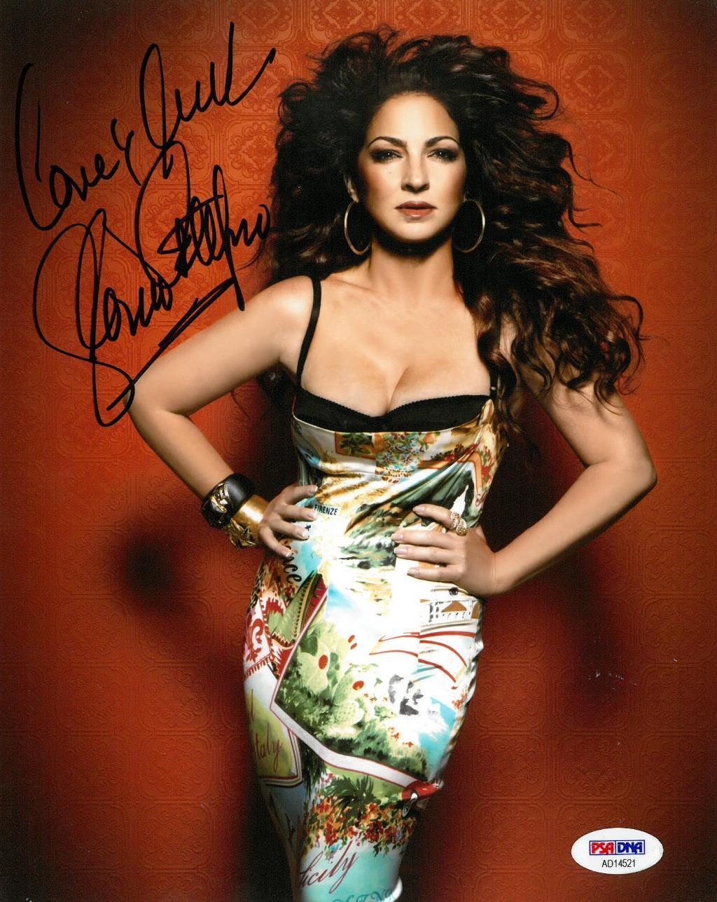 Gloria Estefan Signed Authentic Autographed 8x10 Photo Poster painting PSA/DNA #AD14521