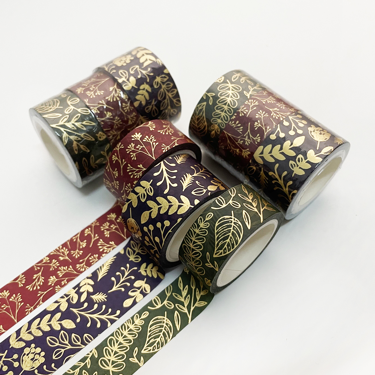 JOURNALSAY 3pcs/set cute bronzing kawaii washi tape
