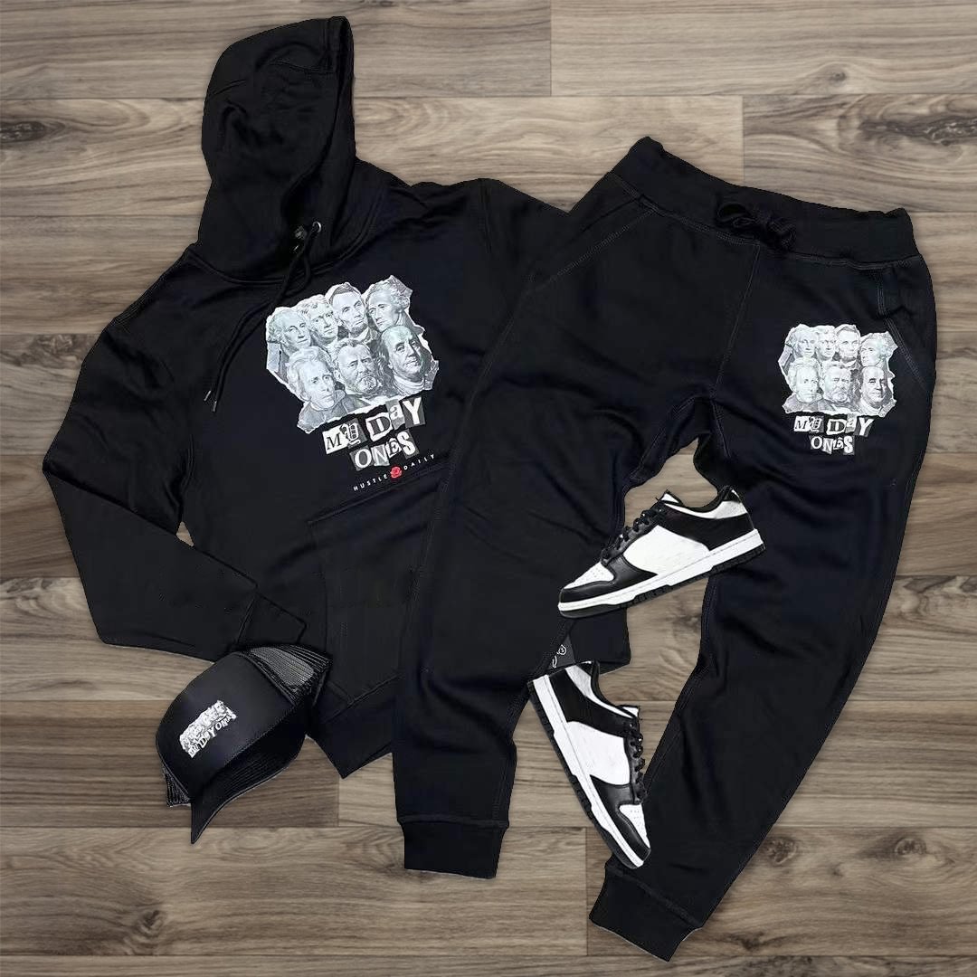 No money casual street sports home suit