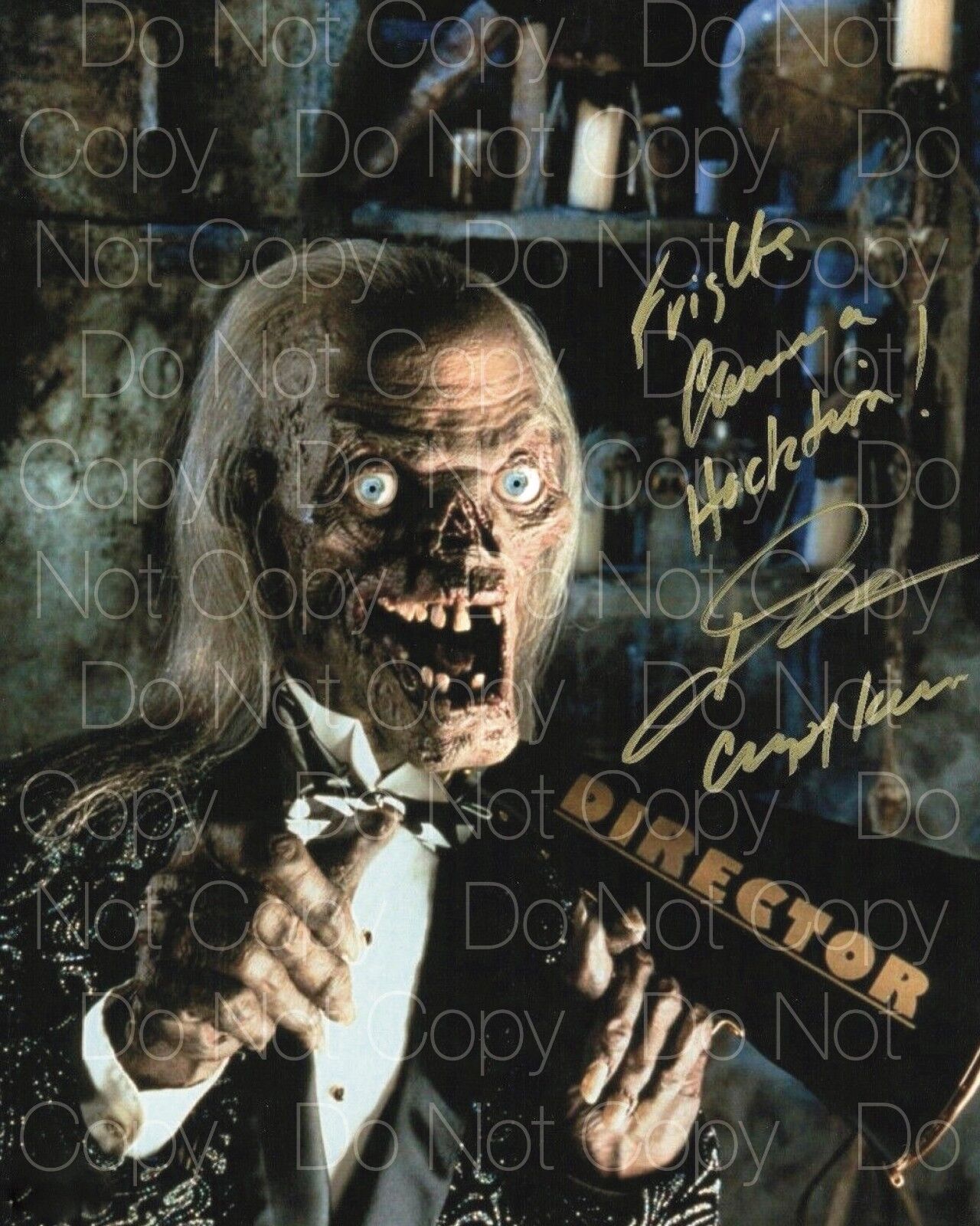 Tales of the Crypt Keeper signed 3 Kassir 8X10 Photo Poster painting picture poster autograph RP