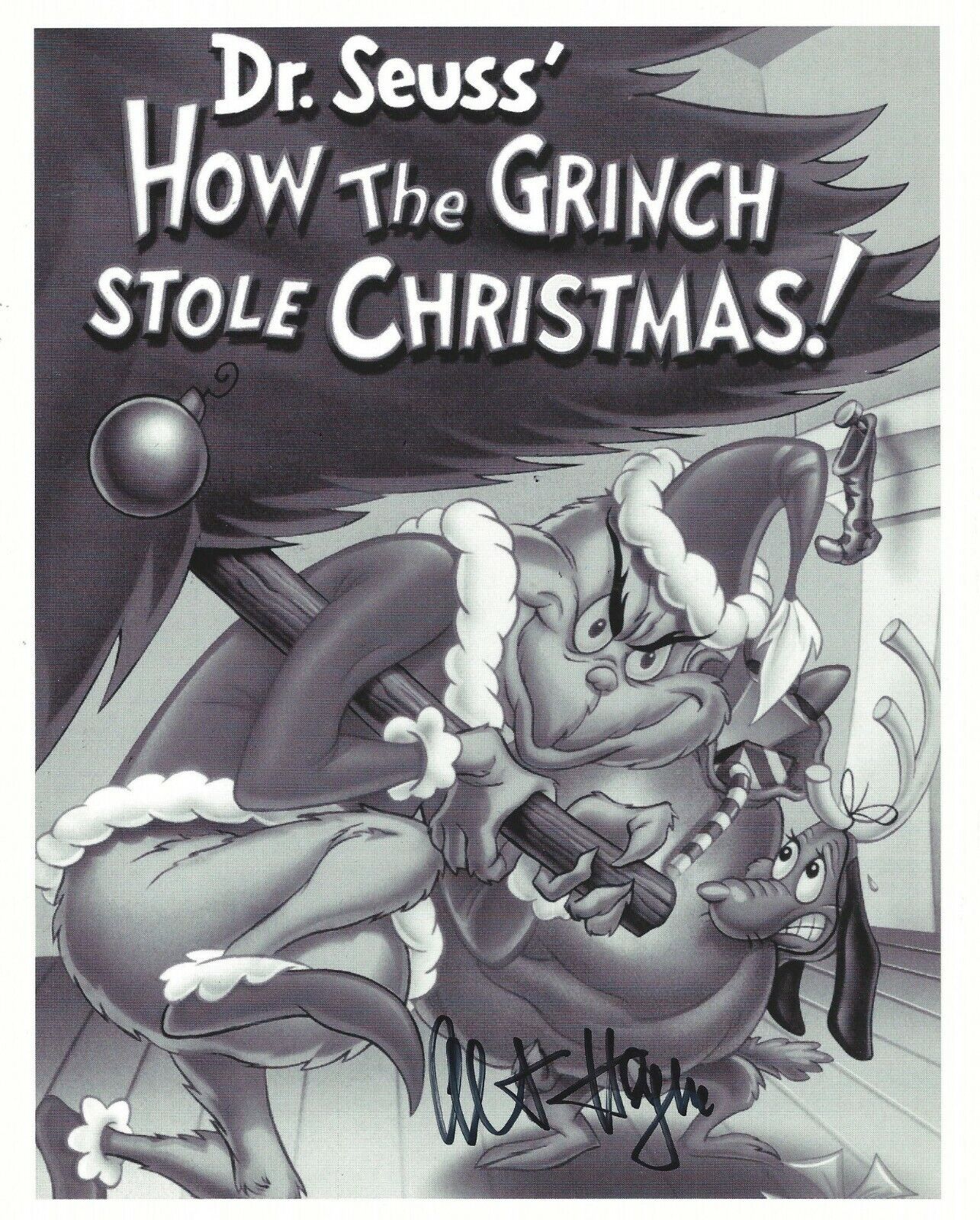 Albert Hague Hand Signed Dr. Seuss How The Grinch Stole Christmas 8x10 Photo Poster painting