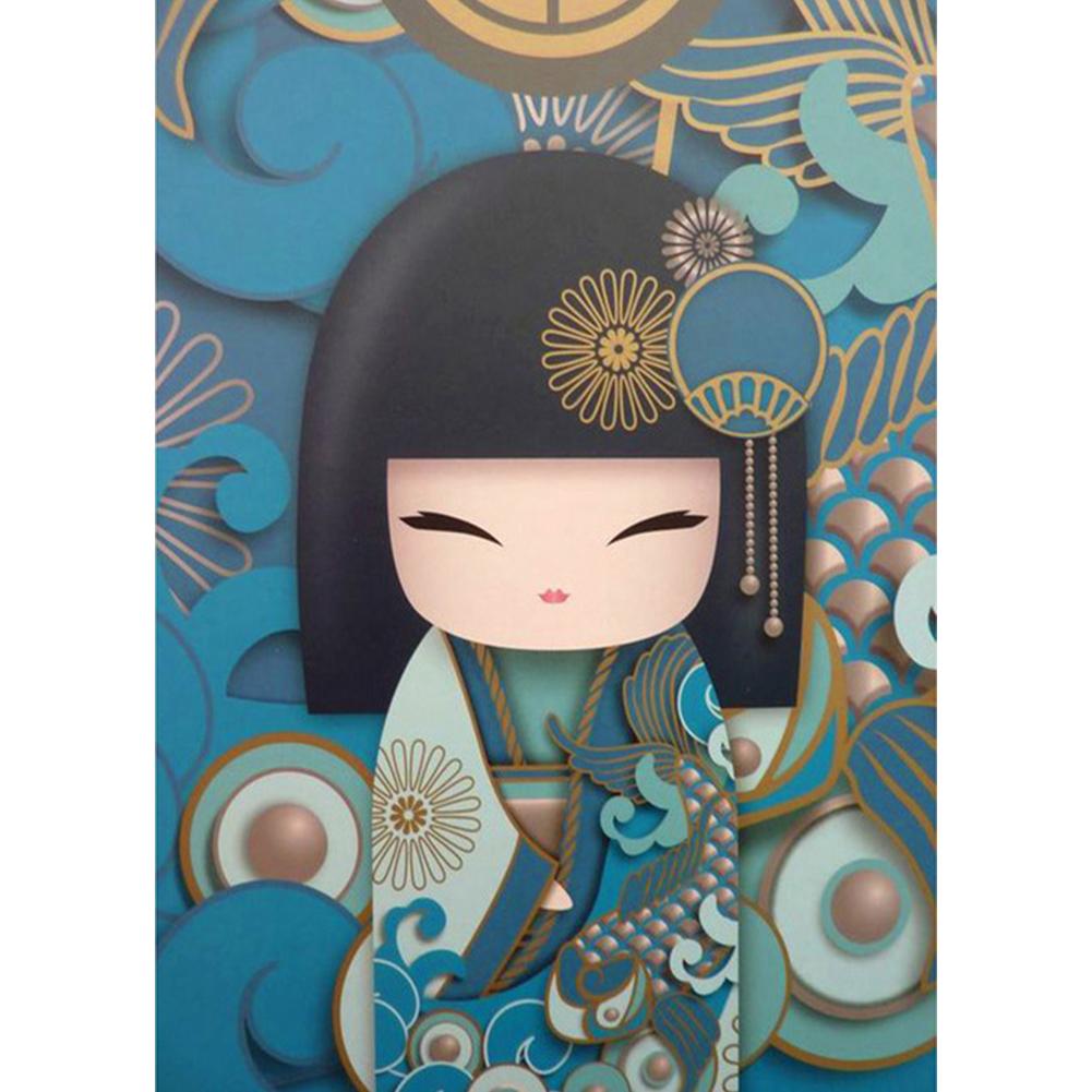 

Kokeshi Doll - Round Drill Diamond Painting - 30*40CM, 501 Original