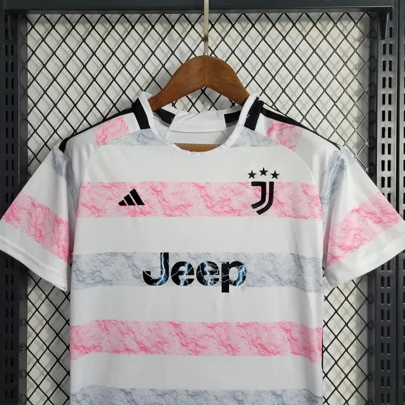 2023/2024 Kids Size Juventus Away Soccer Jersey 1:1 Thai Quality