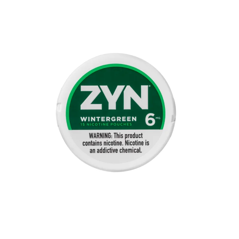 ZYN Nicotine Pouches wintergreen smoke-free, for a fresh experience  ZYN