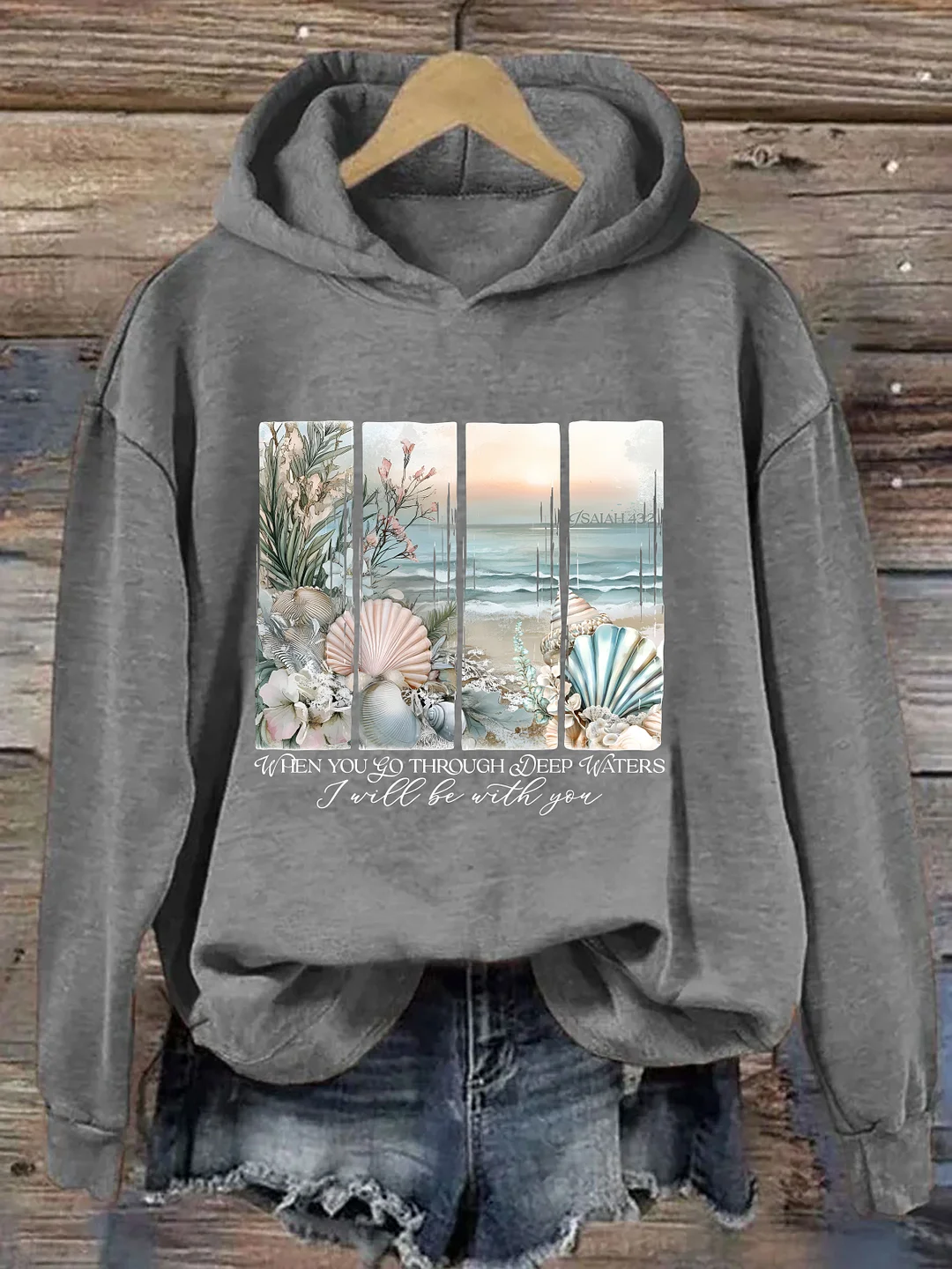 Deep Waters Christian Hoodie