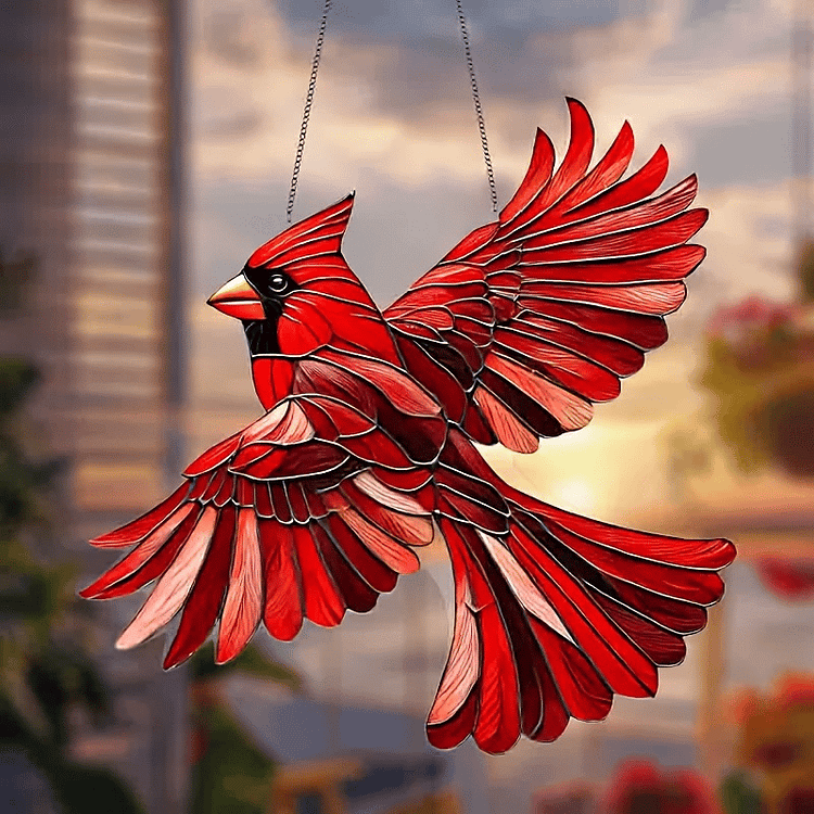 🔥Winged Cardinal Christmas Ornaments