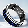 Smart Ring with Display Screen Fitness & Health Tracker Fitness Rings IP68 Waterproof with Call Notification for Both Women and Men