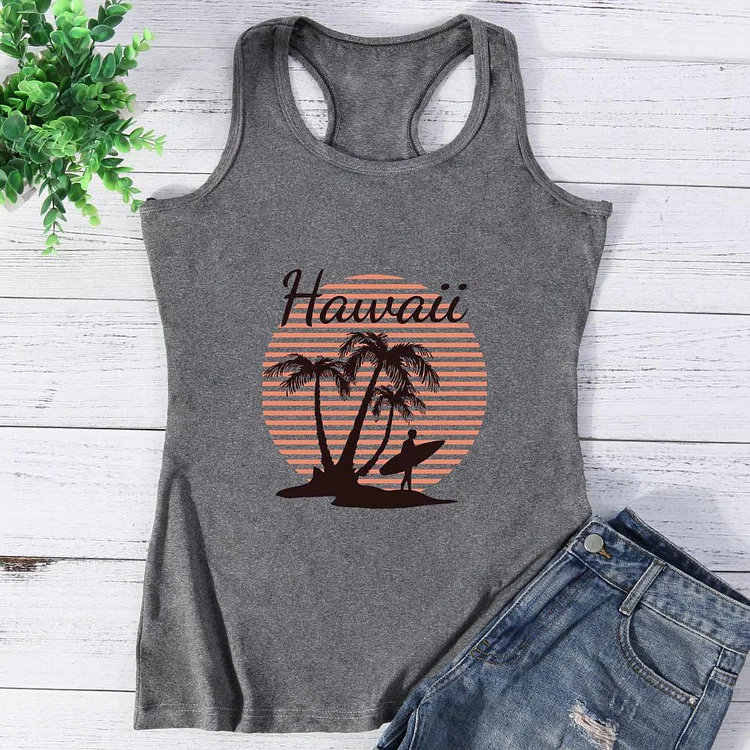 Hawaii Surf Sunset Classic Vacation Vest Top