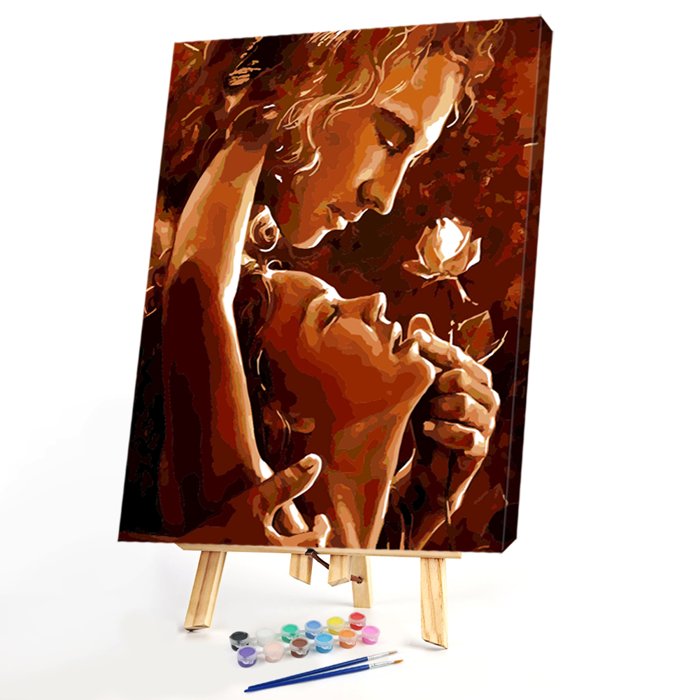 

40*50CM Paint By Numbers-Passionate Lover, 501 Original