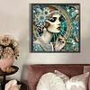 Elegant Beauty-Partial Special Shaped Diamond Painting 30*30CM