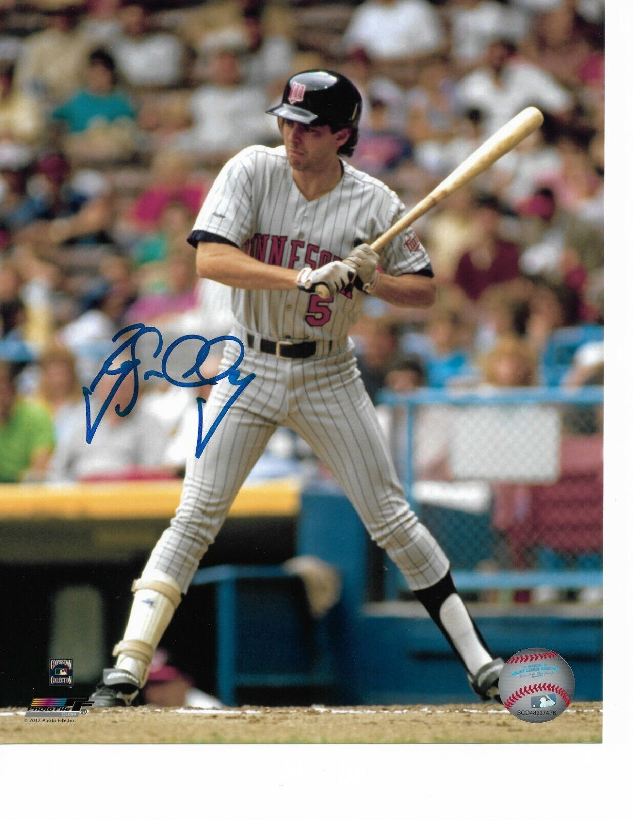 Autographed Roy Smalley 1979 AllStar Minnesota Twins 8x10 Baseball Photo Poster painting SOP LOA