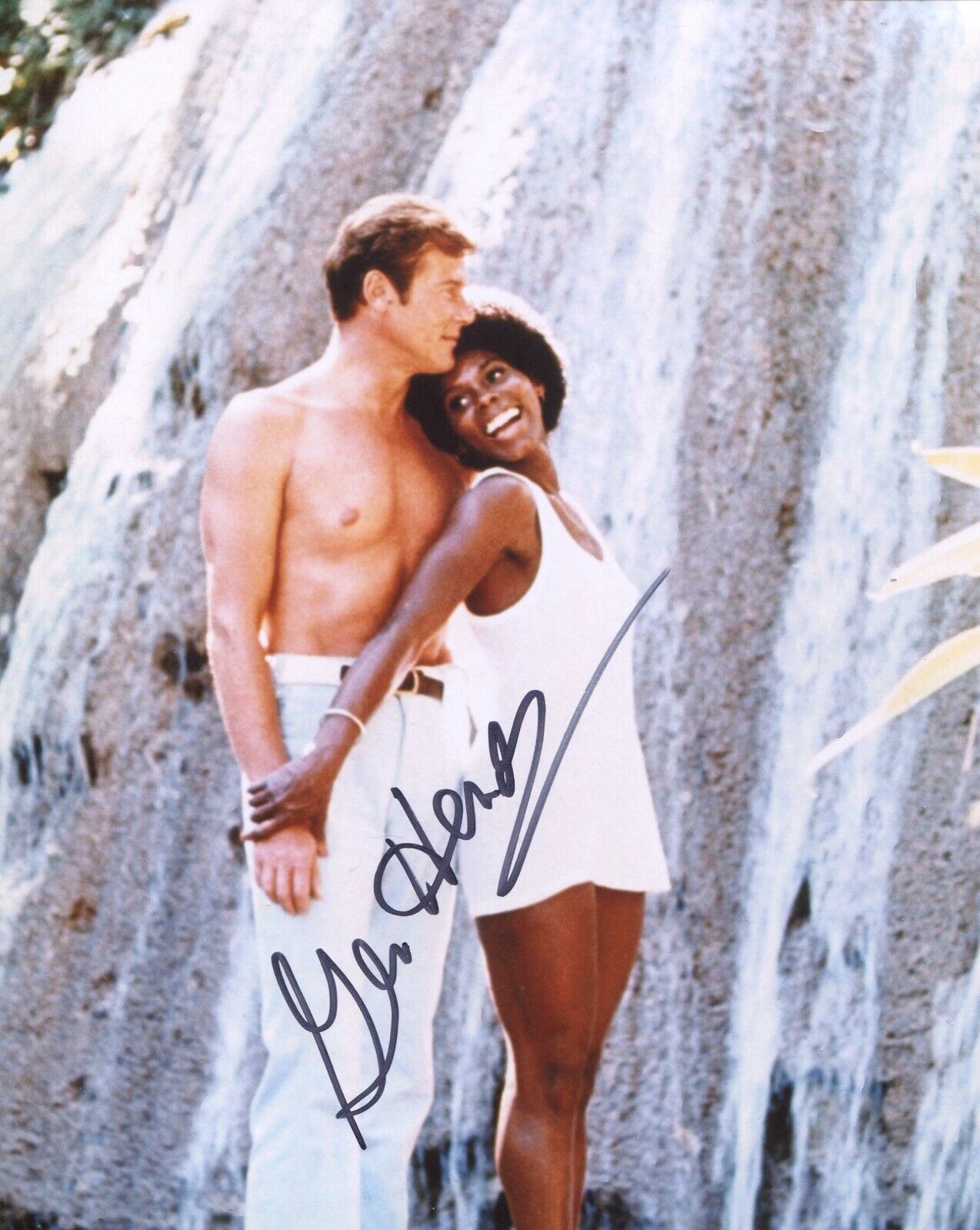 James Bond Live & Let Die girl Gloria Hendry signed Photo Poster painting Ref6 - UACC DEALER