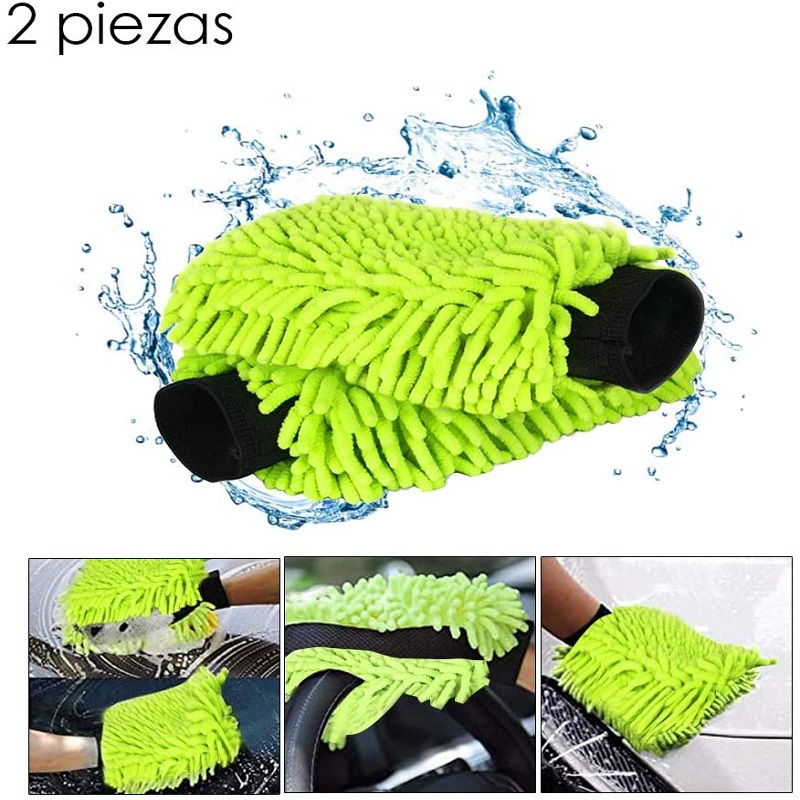 

Car cleaning gloves Auto scrub brush green, 501 Original