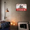 Drawing Chicken Eggs - Vintage Metal Signs - 30*40cm - Farm
