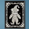 Diamond Painting-DIY Special Shaped Drill Pearl Painting Clown(30x40cm)