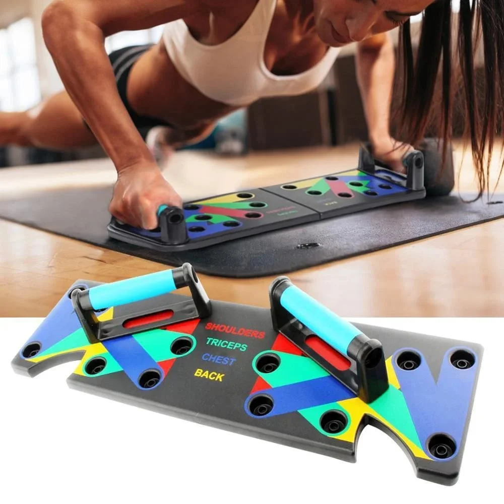 🌞Summer Sale 49% OFF🌈Multifunctional Folding Push-up Fitness Board Sports Abdominal Device