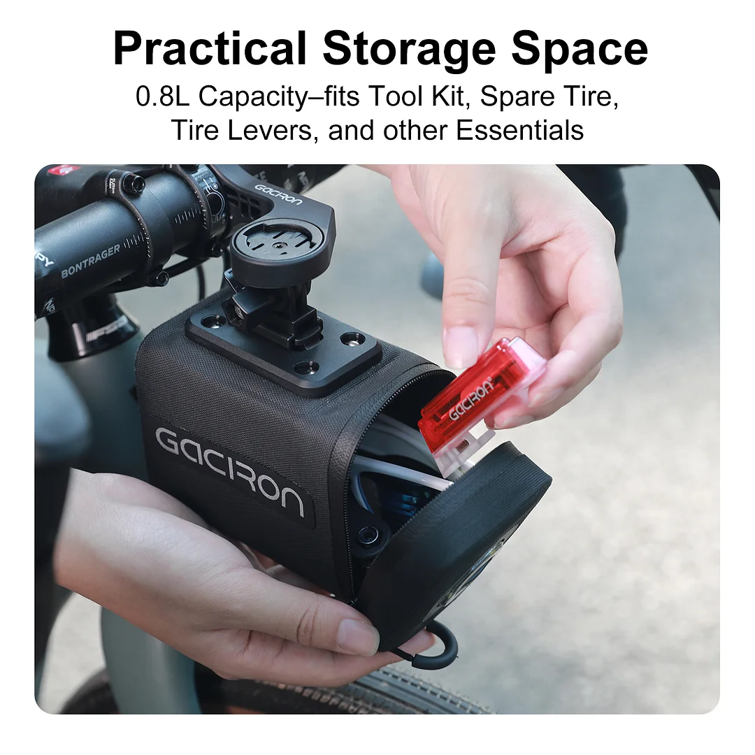 Gaciron CAT HOUSE 200 Handlebar Bag with Smart Warning Light