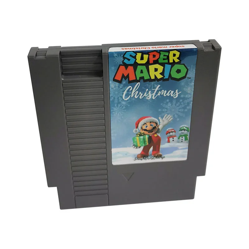 Super Mario Bros.2 Christmas For Nintendo NES - 8 Bit Game Cartridge
