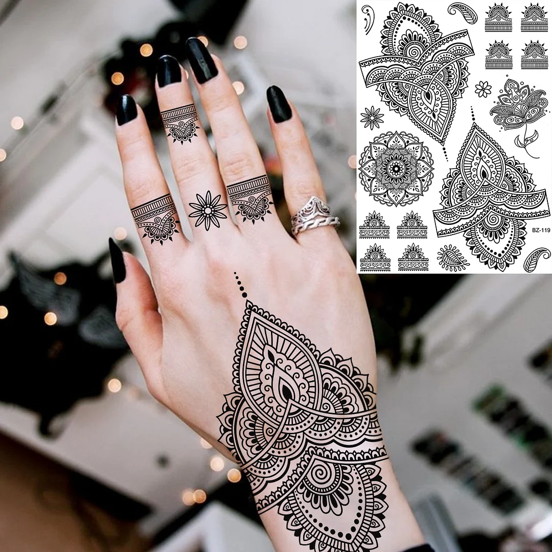 Sdrawing Gangster Skeleton Vampire Halloween Temporary Tattoos For Women Realistic Punk Girls Skull Fake Tattoo Sticker Arm Tatoos