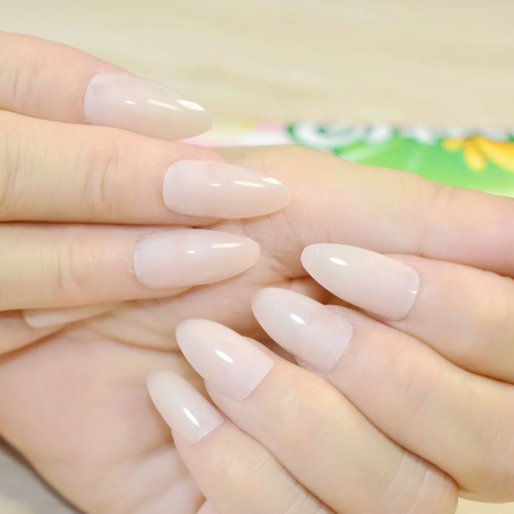 Dusty Cedar Fashion Stiletto False Nails Pointed Sharp Candy Red Fake Nails for daily wear On the Nail Tree 24pcs-Nail Inspo