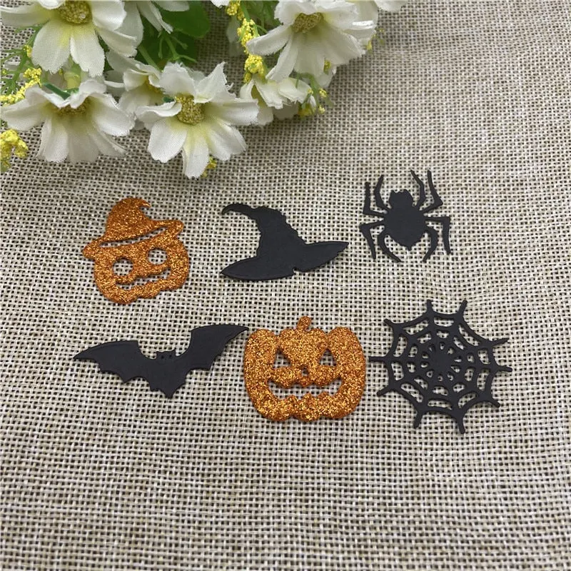 Halloween Cobweb pumpkin Metal Cutting Dies Stencils For DIY Scrapbooking Decorative Embossing Handcraft Die Cutting Template