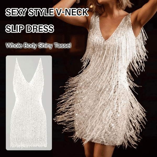 Sexy Princess Style V&Neck Slip Dress