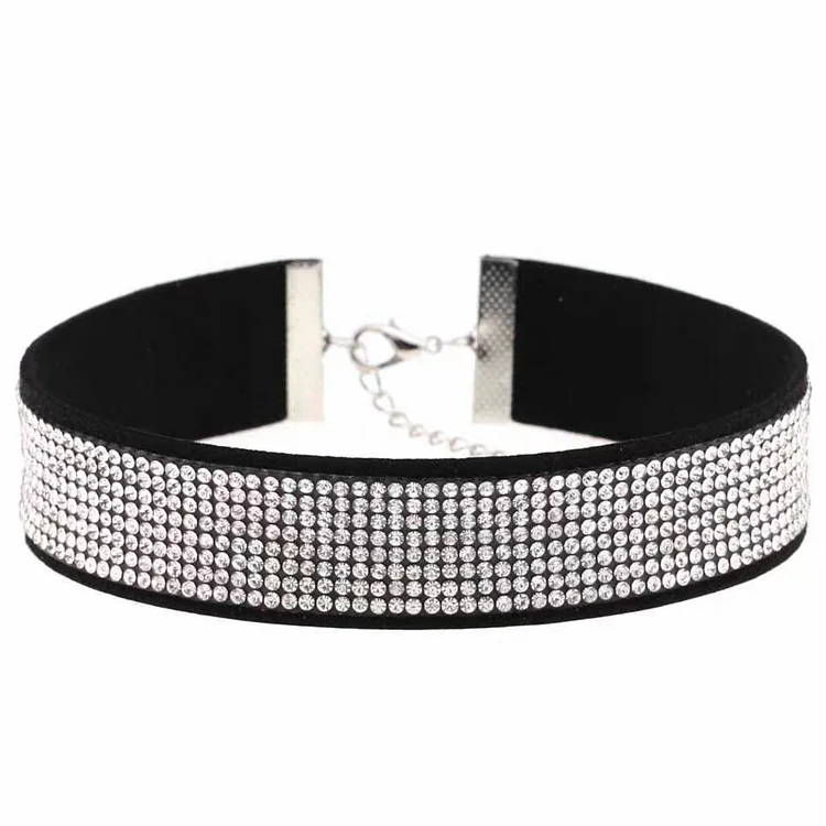 Rhinestones Choker