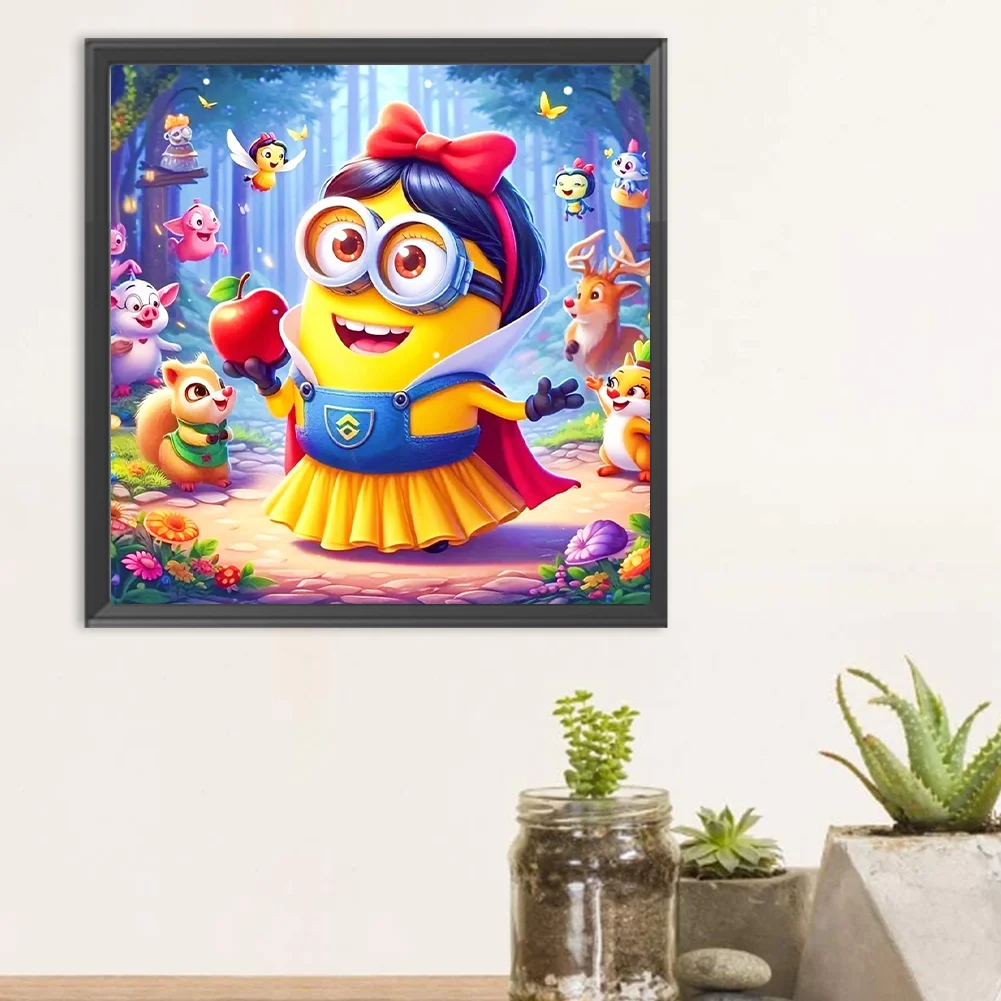 Diamond Painting - Full Round Drill - Minions(Canvas|40*40cm)