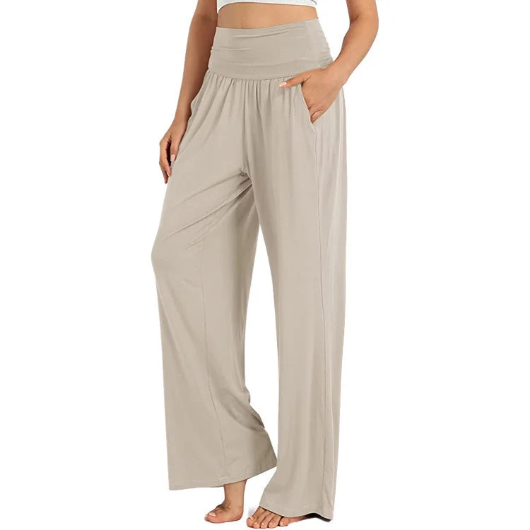Zingj Waist Wide Leg Loose Casual Pants