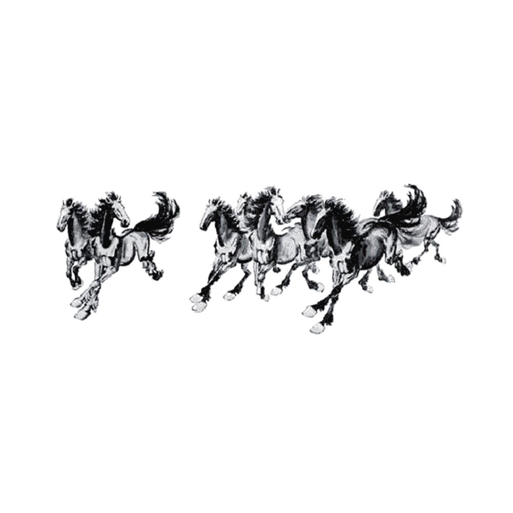 

Eight Horses - 14CT Stamped Cross Stitch - 136*59cm, 501 Original