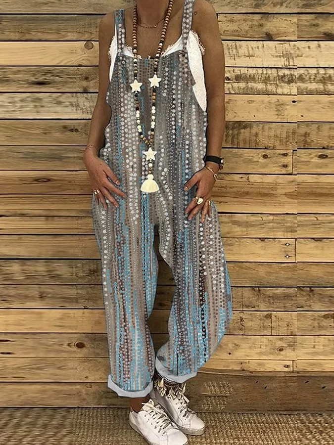 Women'S Loose Casual Jumpsuit
