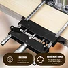 Trimming machine fine-tuning backrest, grooving woodworking tools, ruler, linear guide rail, multi-functional auxiliary track, adjustable bracket