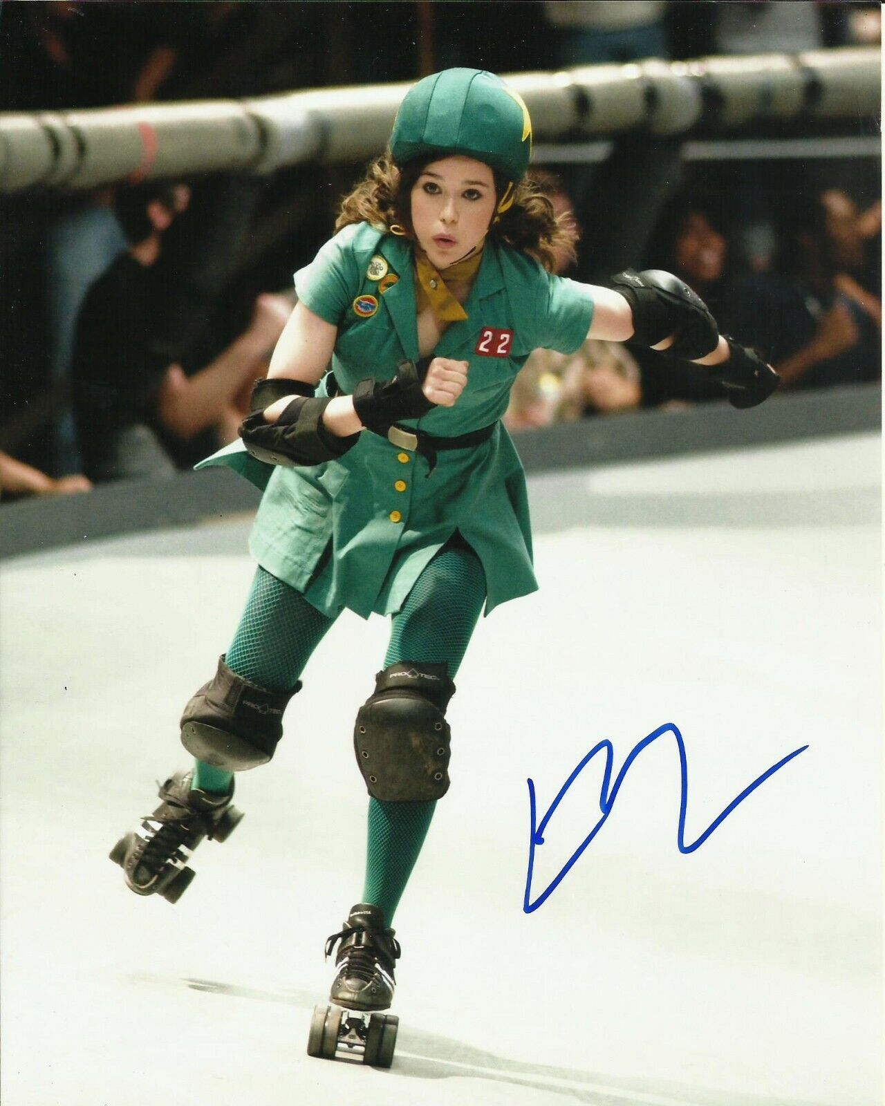 ELLEN PAGE SIGNED WHIP IT Photo Poster painting UACC REG 242