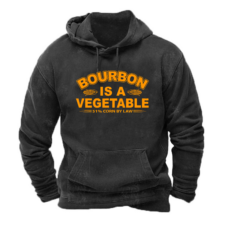 Bourbon Is A Vegetable 51% Corn By Law Hoodie
