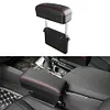 Car Armrest Box Elbow Support Adjustable Height Center Console Storage Organizer