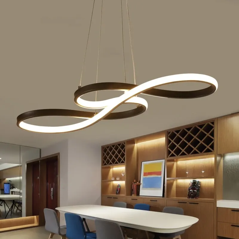 Modern New Creative Pendant Lights LED Kitchen Aluminum Silica ...