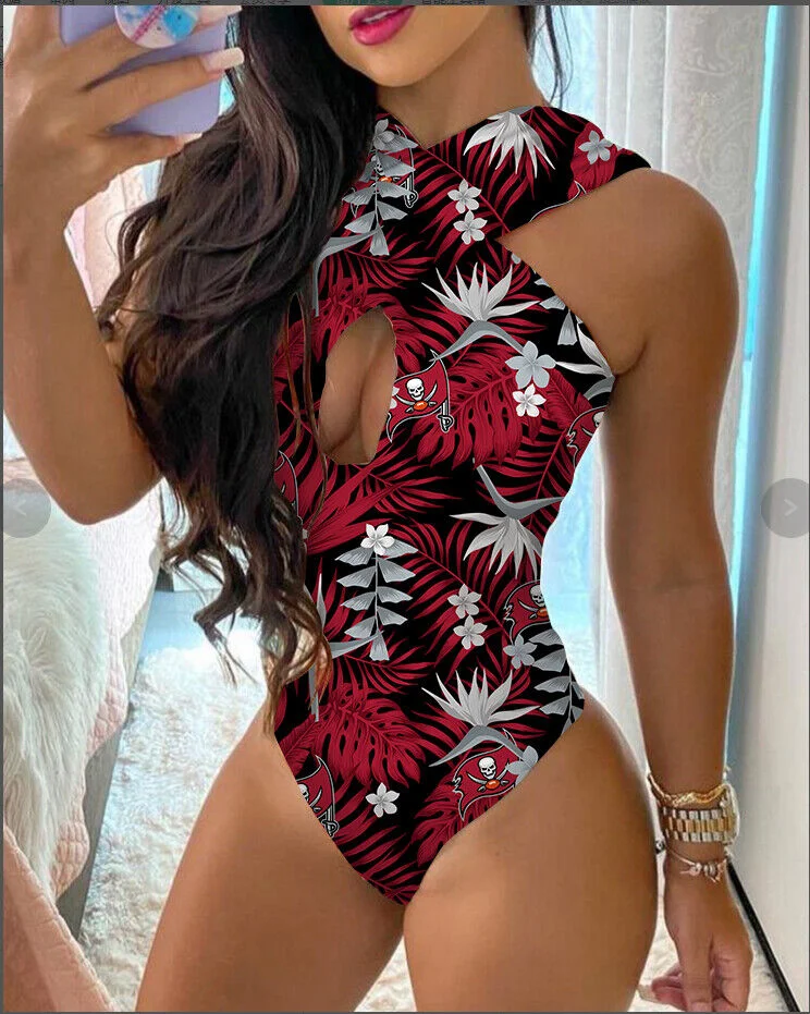Tampa Bay Buccaneers
Limited Edition Criss Cross Sexy One-Piece Swimsuit