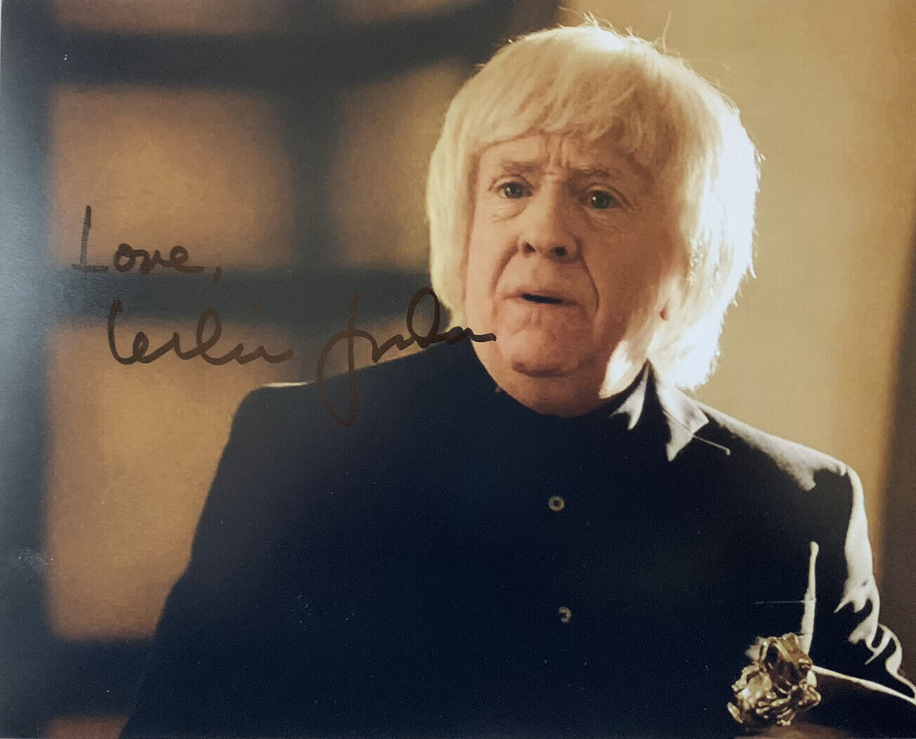 LESLIE JORDAN SIGNED 8x10 Photo Poster painting AMERICAN HORROR STORY AUTOGRAPH AUTHENTIC