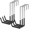 6pcs Coated Hooks Heavy Duty Hanging Hook Space Saving for Bicycles Garage Items