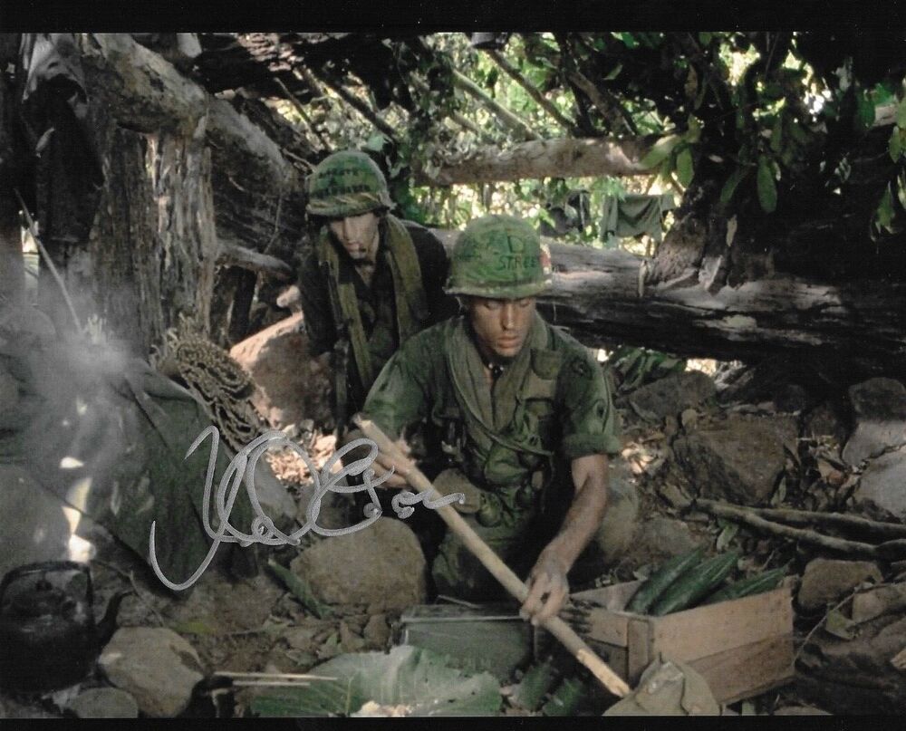 * RICHARD EDSON * signed 8x10 Photo Poster painting * PLATOON * PROOF * 2