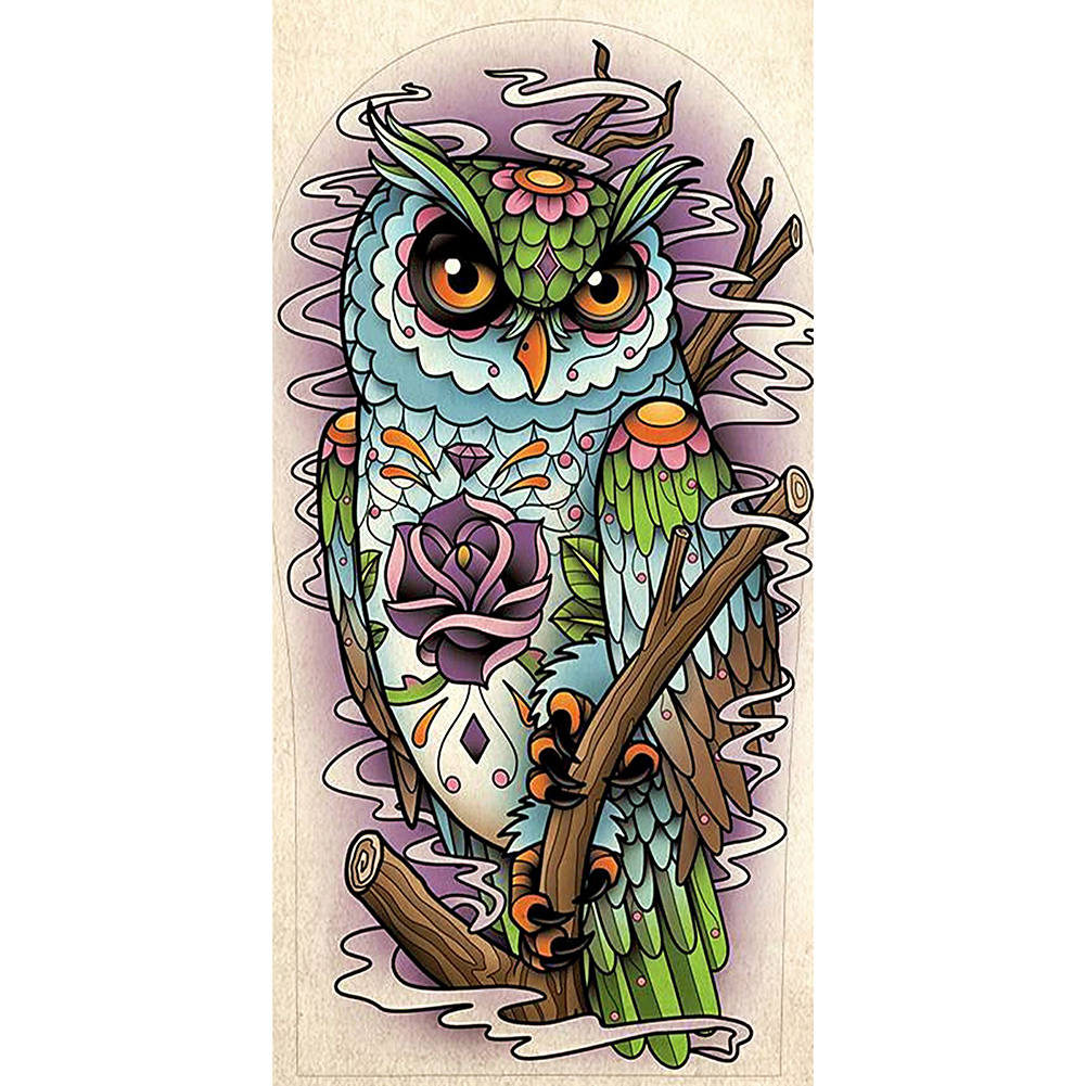 

Owl-Round Drill Diamond Painting-45*85CM, 501 Original