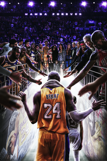 KOBE BRYANT POSTER 2 - Photo Poster painting QUALITY INSERT -  POST!