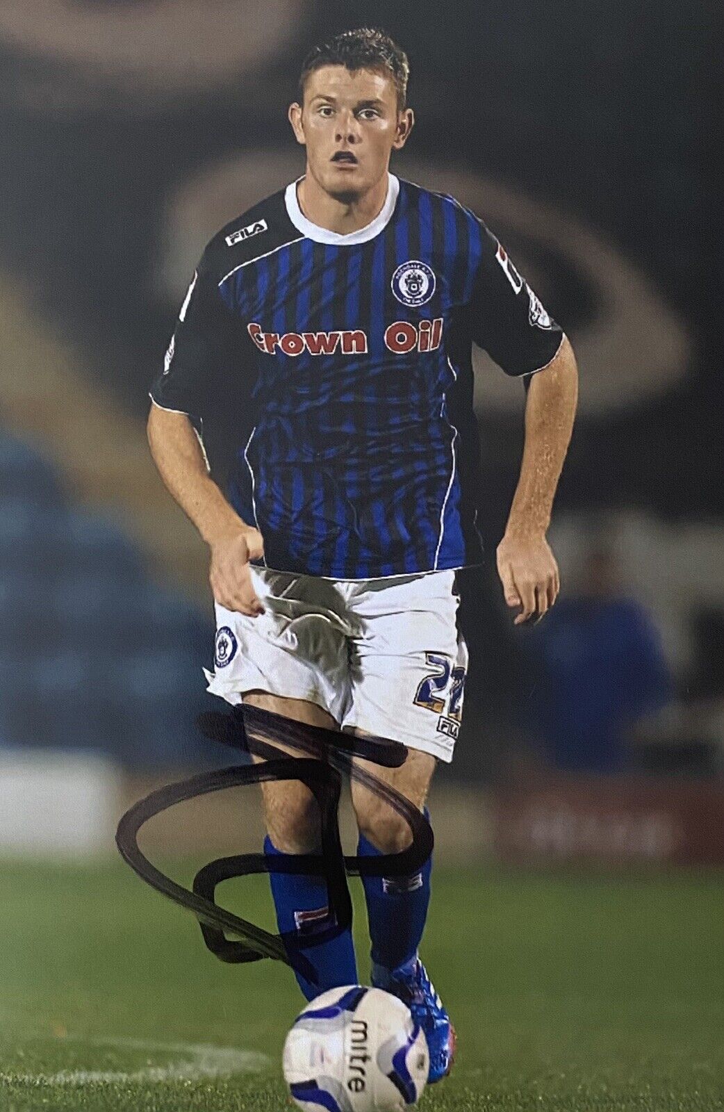 Jack O'Connell Genuine Hand Signed Rochdale 6X4 Photo Poster painting