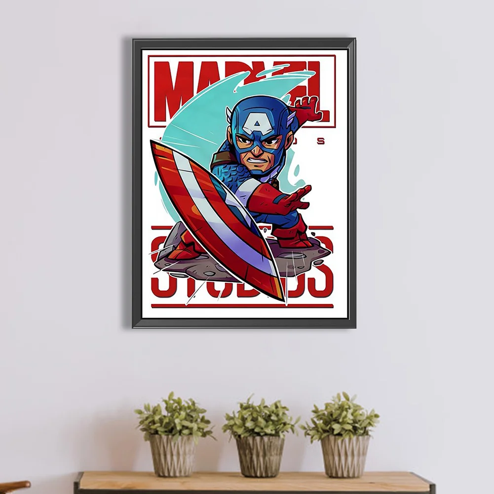 Full Square Diamond Painting 35*45cm - Superhero