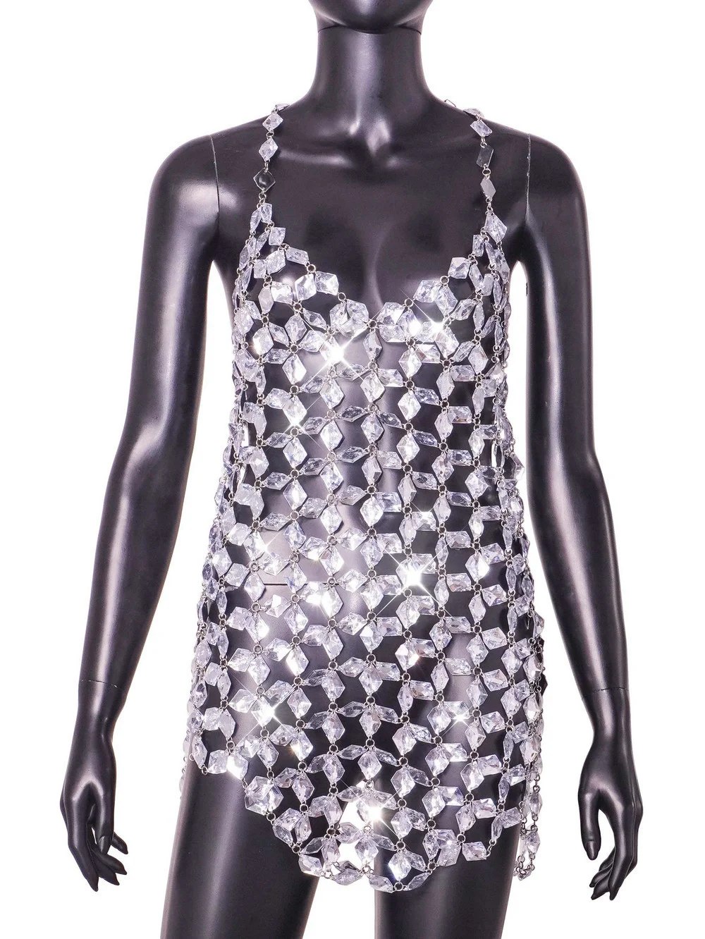 Uveng Uveng New Nightclub Dripping Hanging Neck Hollow Out Vest Bikini Body Chain Woman