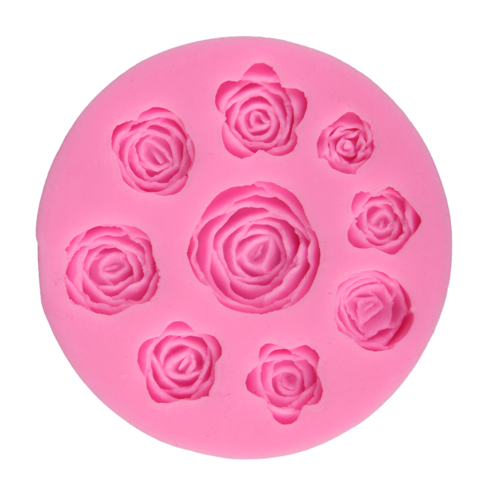 

Rose Flower Fondant Cake Chocolate Baking Sugarcraft Mould Tool, 501 Original