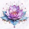 Lotus Bead Embroidery Kit Pre-Printed Bead Cross stitch tapestrymarket