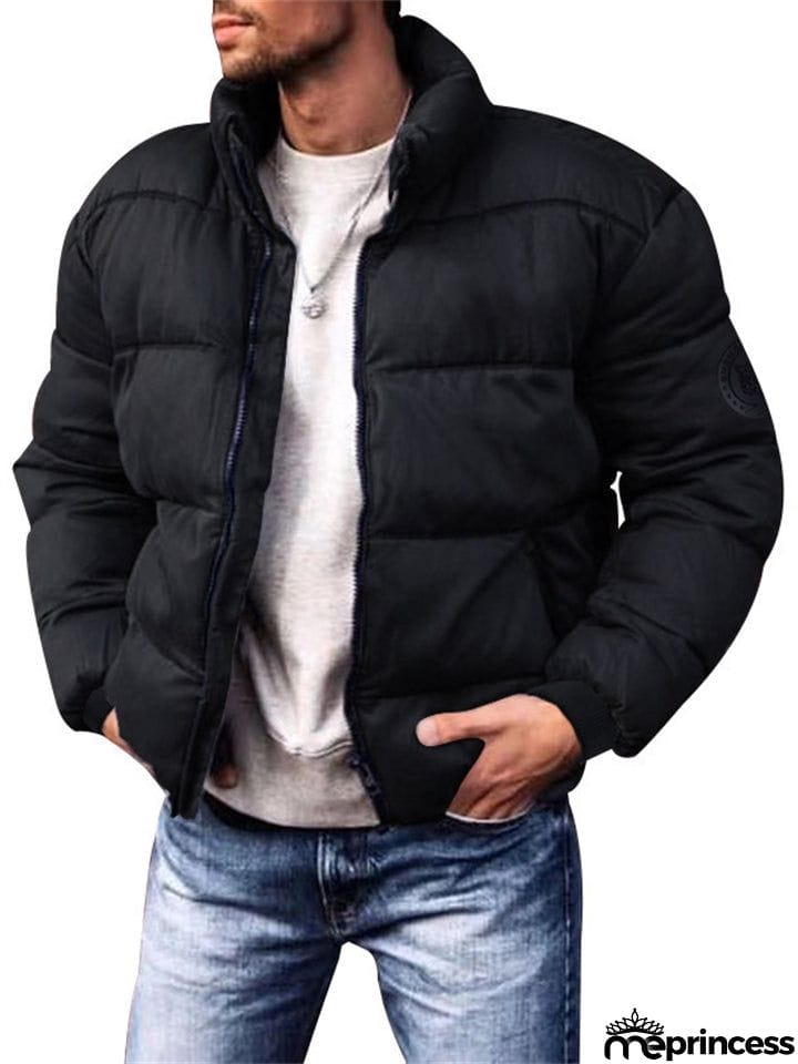 Winter Thickening Down Cotton Coats for Men